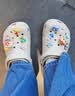 卡骆驰（crocs）经典Clog男女洞洞鞋一脚蹬沙滩鞋 骨白  38  实拍图