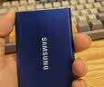 三星（SAMSUNG）2TB Type-c USB 3.2 移动固态硬盘（PSSD）T5 EVO 星耀黑 手机直连笔记本外接 大容量 实拍图