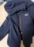 美津浓（MIZUNO）户外夹克男连帽梭织透气情侣锋衣加绒加厚加棉外套男上衣 实拍图