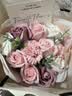 京东鲜花11朵玫瑰香皂永生花束康乃馨生日礼物女士送老婆女友妈妈七夕礼物 实拍图