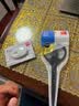 得力（deli）办公剪刀黑刃防锈中号180mm文具剪子快递刀裁缝剪刀家用生活手工剪纸刀办公用品 黑色6009-S 实拍图