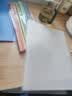 得力（deli）彩色水滴杆抽杆夹10只装 A4/10mm文件夹拉杆夹学生试卷夹资料册 PP610得力办公好物 实拍图