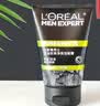 欧莱雅（LOREAL）男士洗面奶控油清痘深层清洁磨砂抗黑头角质氨基酸洁面乳男青少年 炭爽控油双效洁面膏100ml+50mlx2 实拍图