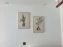猫九酱现代简约餐厅装饰画奶油风餐桌背景墙挂画轻奢高级感饭厅组合壁画 实拍图
