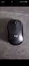 罗技（Logitech）M220 轻音鼠标 无线鼠标 办公鼠标 对称鼠标 带无线微型接收器 灰黑色 实拍图