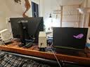 华硕VG27AQMEL5F 27英寸显示器2K240Hz显示器超频255Hz FastIPS FreeSync无撕裂G-Sync0.3ms响应HDR400 实拍图