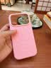 蓝猩先生【肤感液态】适用苹果18Pro手机壳 iPhone17pro保护壳棒棒糖AI按键防滑防摔保护套 蜜桃 实拍图