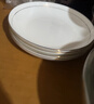 京东京造 盘子 菜盘碟子家用中式餐具盘碟套装 描金骨瓷 8英寸深盘6只装 实拍图