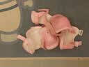 迪士尼（Disney）轮滑鞋儿童3-6-12岁闪光初学溜冰鞋女童可调旱冰直排滑轮鞋 实拍图