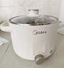 美的（Midea）电煮锅 0涂层不锈钢 宿舍小电锅 多功能家用宿舍泡面小火锅 2.6L蒸煮一体电热锅 XZC2066G 配蒸笼 实拍图