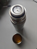 JRINKTEEA日本品牌纯钛保温杯茶水分离钛水杯车载男士焖泡茶杯户外礼品杯 升级款陨花银500ml无喷漆 实拍图