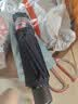 天堂伞 加大雨伞三折 经典商务伞格纹10骨加大雨伞男女 藏青 实拍图