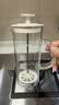MAVO 奶泡机 打奶泡器手持咖啡牛奶 奶泡打发器手动奶泡器 打发器玻璃 米白 实拍图