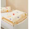 水星儿童（MERCURY Kids）幼儿园全棉抗菌床褥罩(乐宝黄/小汽车)60cm×135cm 婴幼儿A类 实拍图