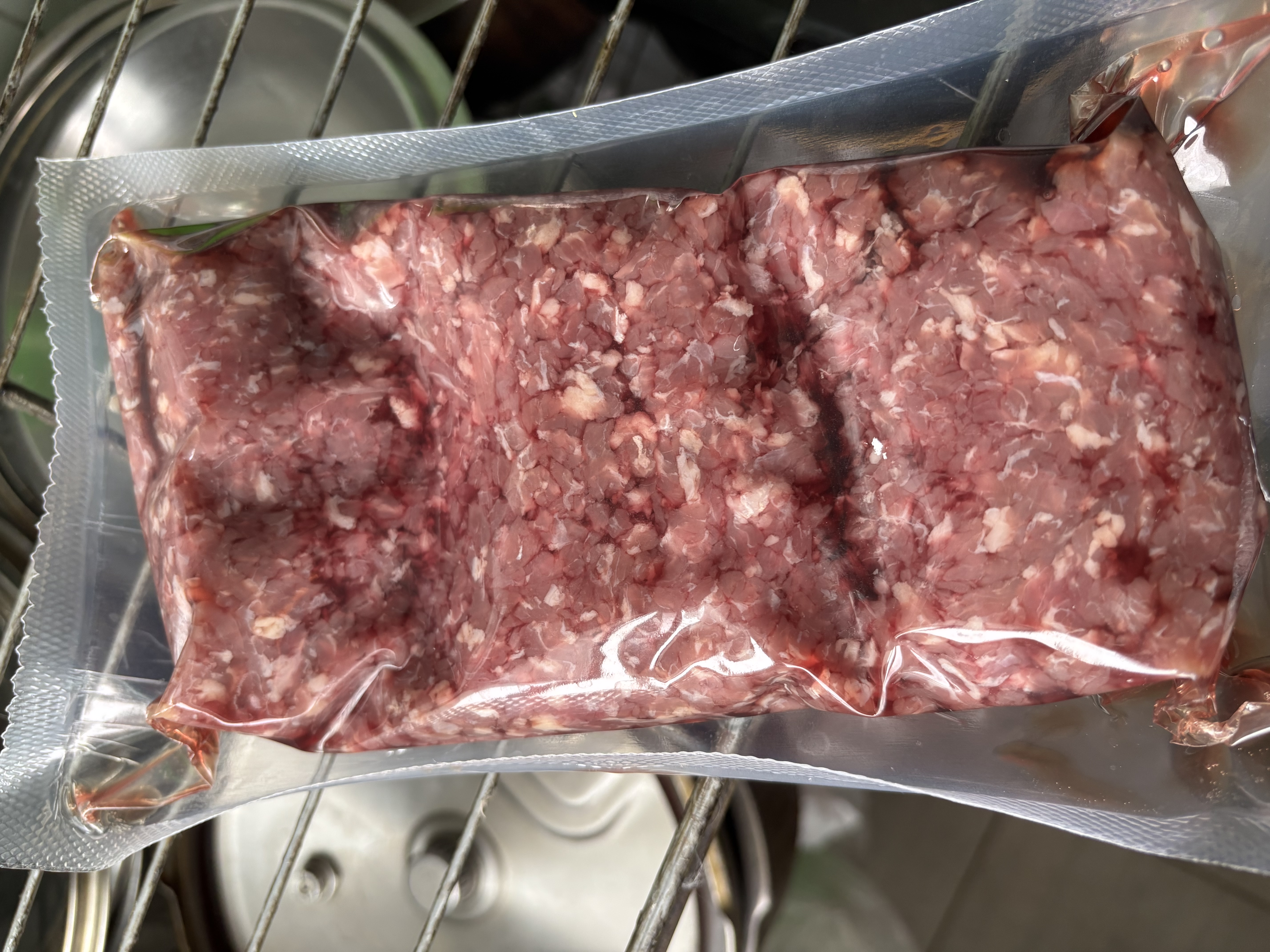 德远斋锡林郭勒草原有机牛肉馅(小颗粒)1kg 国产有机原切牛肉生鲜饺子 实拍图