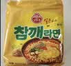 不倒翁韩国进口 芝麻拉面115g*4包 韩式拉面方便速食泡面 袋煮面 实拍图