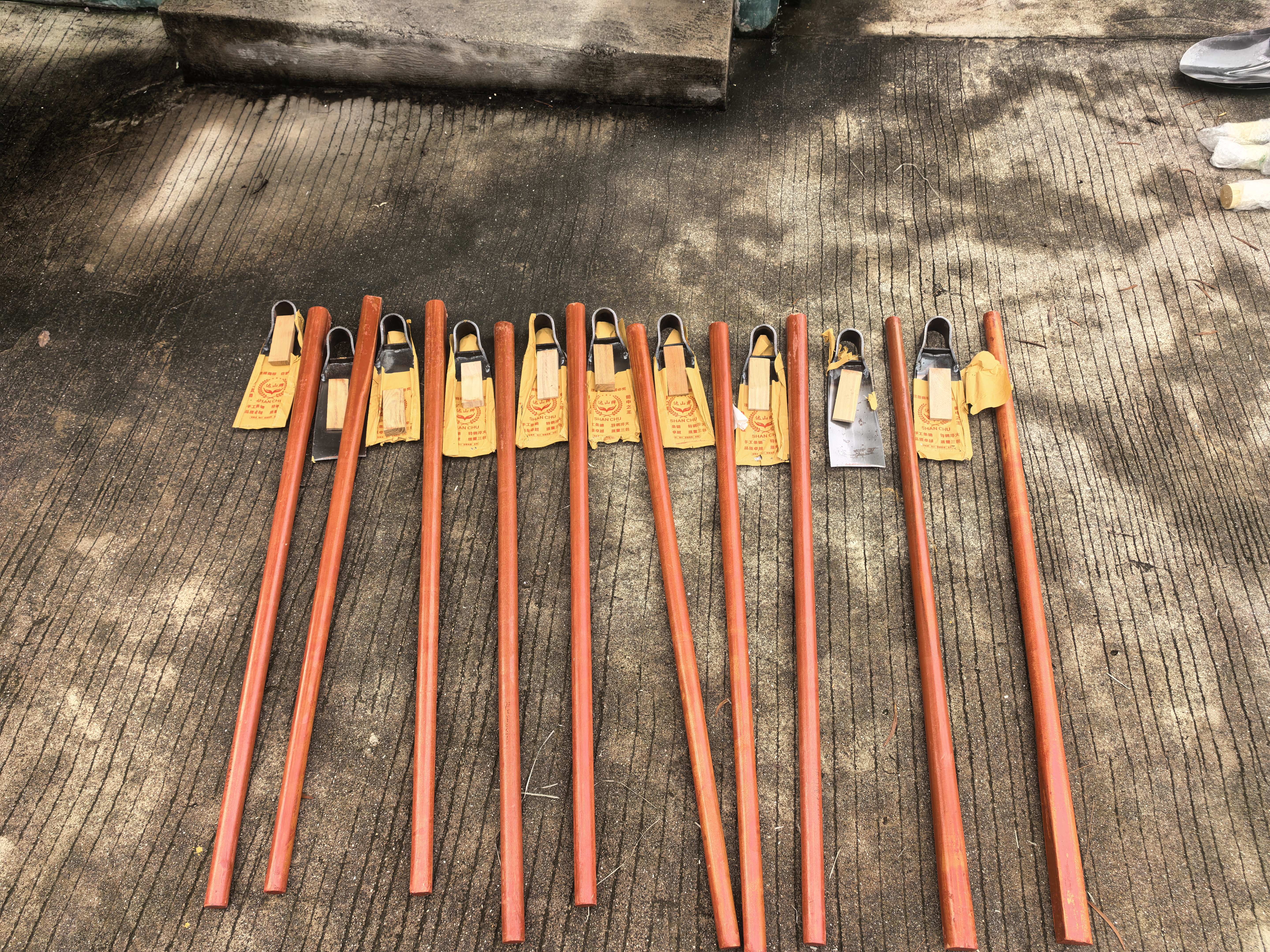 福利达种菜家用锄头挖地开荒锰钢农具农用工具种地老式镢头刨挖冬笋大条 实拍图