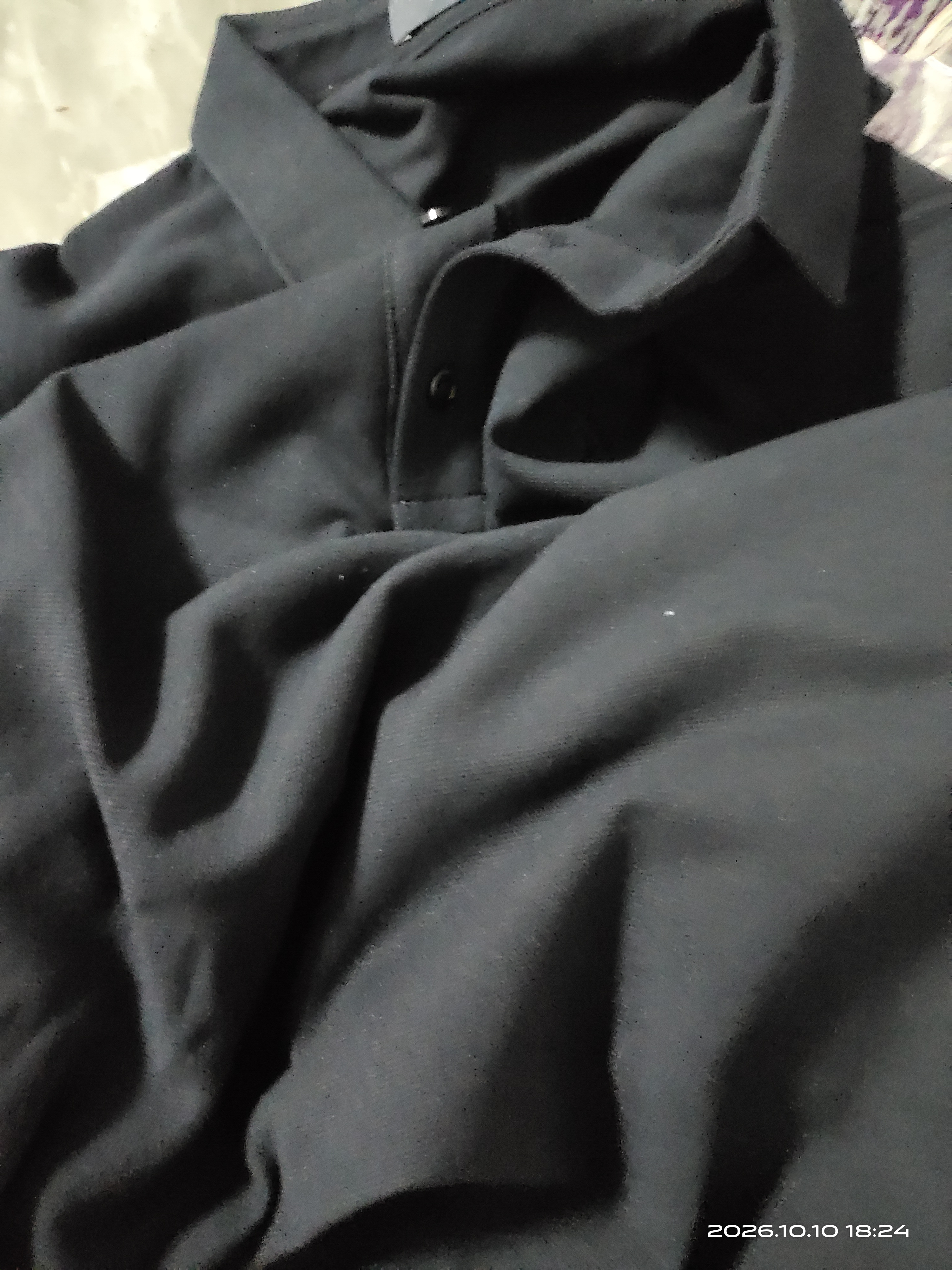 杉杉【高端纯棉】长袖t恤男士新款春秋纯色上衣服打底POLO衫体恤男装 实拍图
