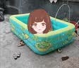 Bestway充气游泳池加厚可折叠水池儿童宝宝玩具家用戏水池蓝色青蛙2.1m 实拍图
