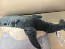 宜家（IKEA）布罗艾鲨鱼抱枕公仔玩偶生日礼物毛绒玩具送女生网红睡觉可爱 鲨鱼100 cm 实拍图