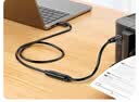 山泽USB3.0延长线1.5米公对母电视u盘硬盘鼠标键盘扩展线电脑数据连接加长线打印机分线器转接线UK-015 实拍图