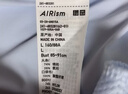 优衣库AIRism高弹力防紫外线拉链连帽开衫女装实测UPF100+483281 60 浅蓝色 L 实拍图