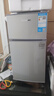 华宝小冰箱迷你小型家用冷藏冷冻两用一级能效出租房宿舍用办公室节能省电双门电冰箱 【净化去味 一级能效】58L银色【全国联保】 实拍图