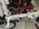 大行（DAHON） 412折叠自行车14英寸单速超轻迷你铝合金学生成人单车BYA412 白色 实拍图
