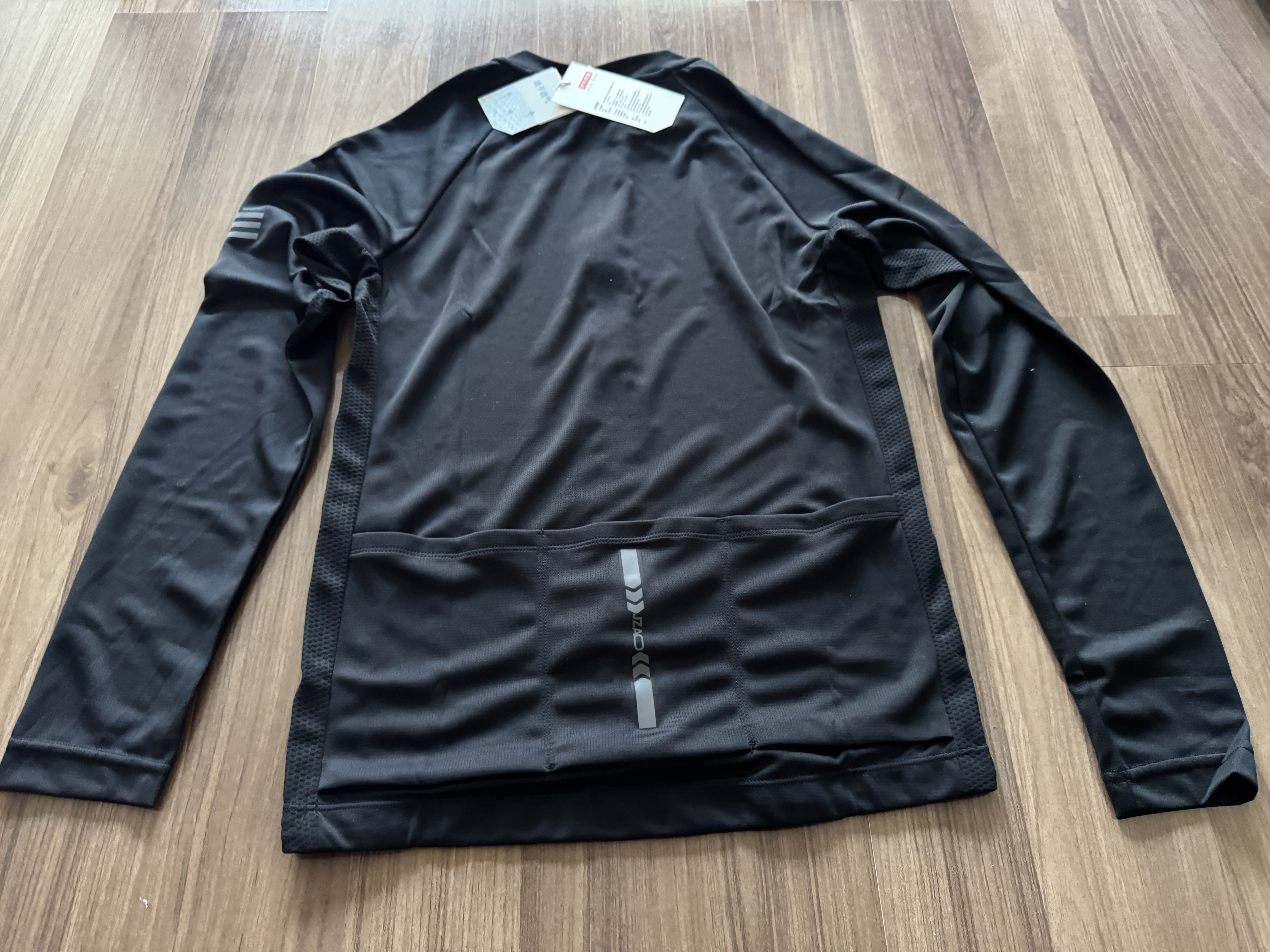 京东京造RC100自行车骑行服男夏季长袖速干山地公路车骑行衣服装备 黑色 L 实拍图