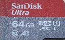 闪迪（SanDisk）64GB TF（MicroSD）内存卡 A1 U1 C10 至尊高速移动版存储卡 读速140MB/s 手机平板游戏机内存卡 实拍图