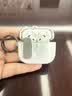鹏谷适用苹果AirPods5保护套apple airpods 5代4代通用耳机壳磁吸自动弹盖降噪耳机仓硅胶保护壳白色 实拍图