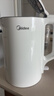 美的（Midea）电热水壶食品级304不锈钢自动断电双层防烫全钢无缝1.5L容量 MK-HJ1566 实拍图