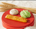 欣格面粉彩泥儿童无毒食品级橡皮泥玩具中华美食铺套装黏超轻粘土礼物 实拍图