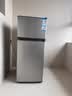海尔（Haier）冰箱小型二门办公室迷你小冰箱节能直冷家用租房家电冷藏冷冻超薄双开门省电小型冰箱 118升、360°立体制冷、低温补偿 实拍图