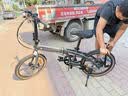 京东京造【150cm加长防盗】自行车锁五位密码锁 电动电瓶车公路山地单车锁 实拍图
