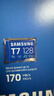 三星（SAMSUNG）128GB TF(MicroSD)内存卡T7 适配运动相机Pocket监控行车记录仪耐久卡 支持4K视频 读170MB/s 实拍图