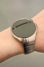 华为HUAWEI WATCH 5 42mm基础款不锈钢表壳金星白素皮复合表带X-TAP智感窗eSIM通话手表 实拍图