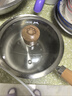 双枪（Suncha）奶锅 316L不锈钢0涂层婴儿宝宝辅食锅小奶锅汤锅煮面锅16cm带盖 实拍图