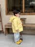 嘟嘟家【卡通棉服合集】儿童棉服防泼水冬款男童棉袄冬装女童棉衣童装返 奶黄色029【南瓜帽棉服】 100 晒单实拍图