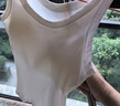 浪莎吊带背心女带胸垫免穿文胸10A抗菌可外穿内搭运动螺纹打底衫 实拍图