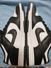 耐克男子轻便皮面运动鞋春季平底胶底板鞋NIKE DUNK LOW DD1391 100白色/黑/白色 42.5 实拍图