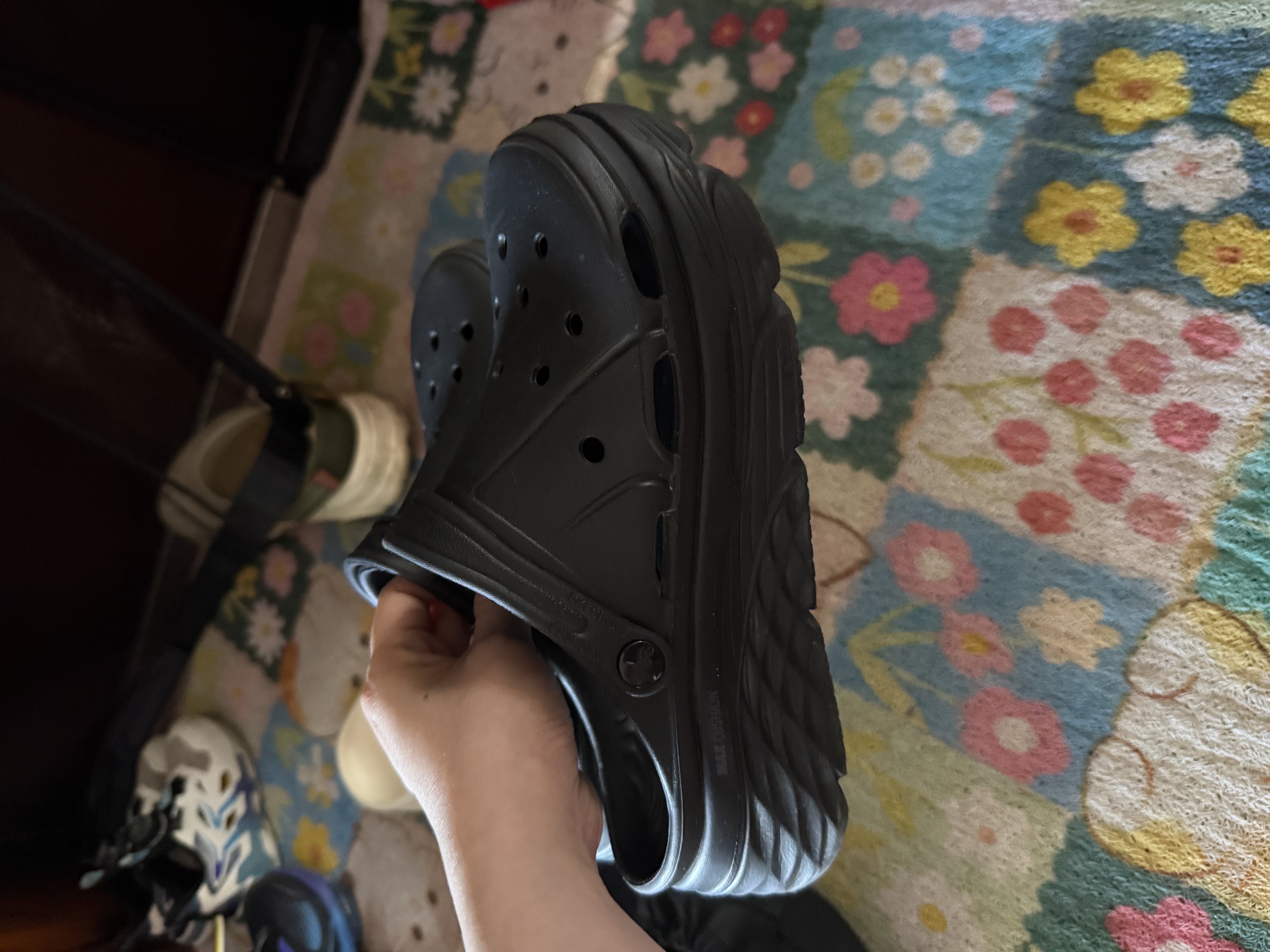 斯凯奇（Skechers）洞洞鞋女士夏季凉拖鞋泡泡鞋厚底外穿沙滩鞋踩屎感 实拍图