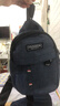 Chest bag男士时尚休闲胸包简约单肩包便捷轻便胸前包潮流斜挎包 蓝 色单层 实拍图