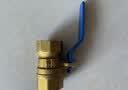 埃美柯（AMICO）ZK01-2266G黄铜球阀 Q11F-16T自来水家用水阀开关 DN25/1寸 实拍图