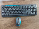 罗技（Logitech）MK275 键鼠套装 无线键鼠套装 办公键鼠套装 全尺寸 商务键鼠套装 带无线2.4G接收器 黑蓝色 实拍图