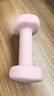 Keep哑铃女士健身家用彩色浸塑环保手铃亚铃全身塑形樱粉1kg*2 实拍图