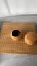 华圣五子围棋套装仿白玉棋子竹编塑料罐实木楠竹棋盘露营礼物送长辈 实拍图