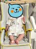 babycare宝宝多功能餐椅一键开合可折叠收纳婴儿吃饭椅子6个月以上 季风灰 实拍图