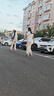 斯威（SWAY）轮滑鞋儿童溜冰鞋男女童初学套装中小学滑轮滑冰旱冰鞋成人直排轮 莫紫八轮全闪+一体支架+大礼包 L (适合12岁-成人)平时鞋码36-41 实拍图