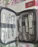 777指甲刀套装 指甲剪指甲锉修容组合修甲工具9件套 BM091灰教师节礼物 实拍图